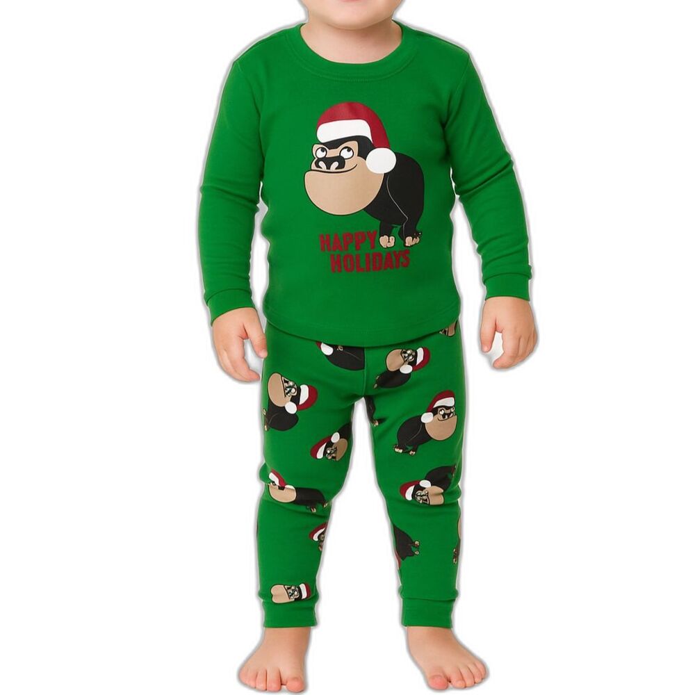 🔥5 for $30🔥 Gap Kids Gorilla Christmas Pajamas | Size 12-18M